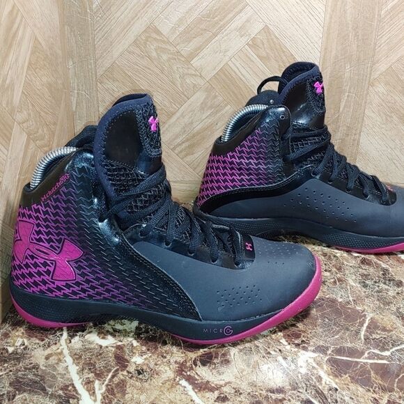 Under armour micro g black/tropical women size 8.5 - Picture 2 of 10